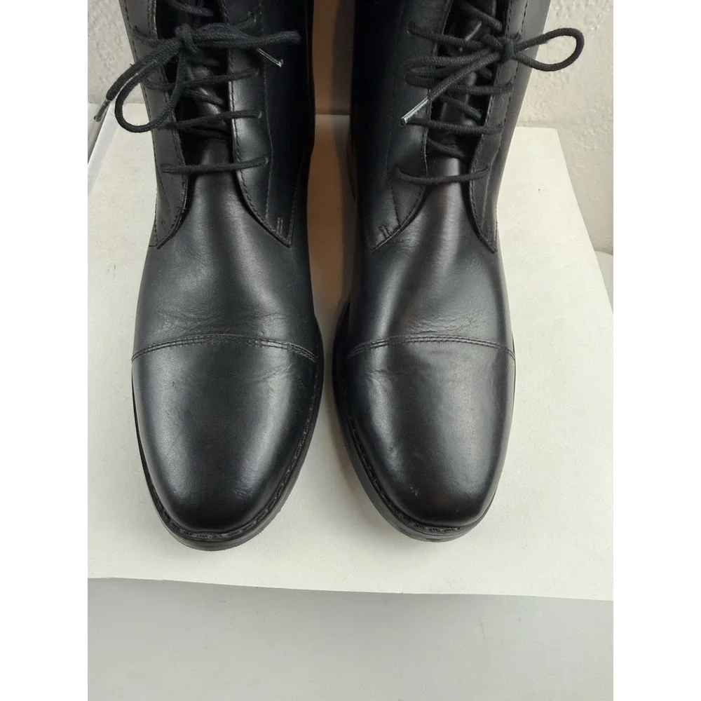 Vintage Amazonas Cavalier Womens Black Leather Riding Boots Sz 10.5M Equestrian